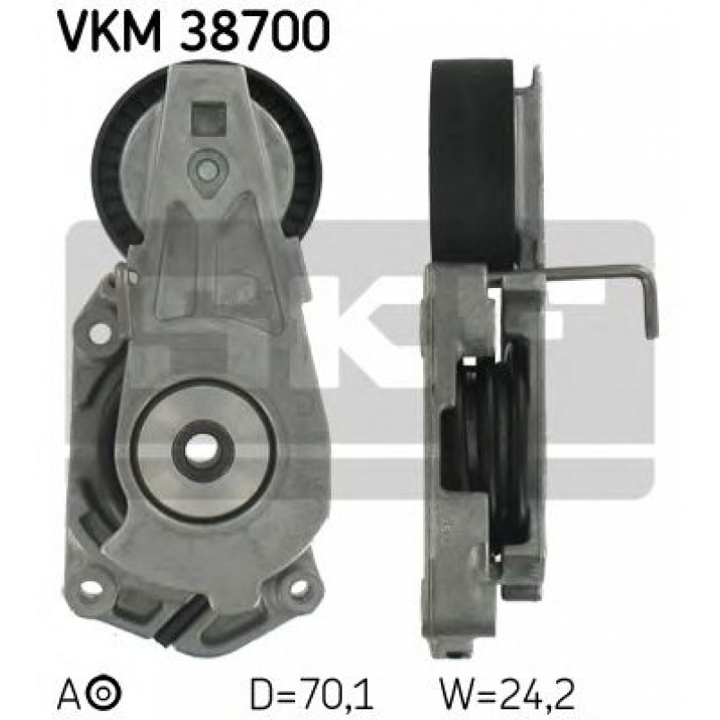 VKM 38700 SKF Натягувач поліклинового ременя